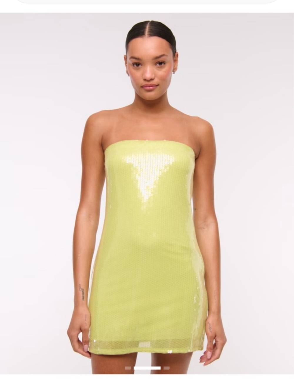 Abercrombie Women's Strapless Sequin Mini Dress